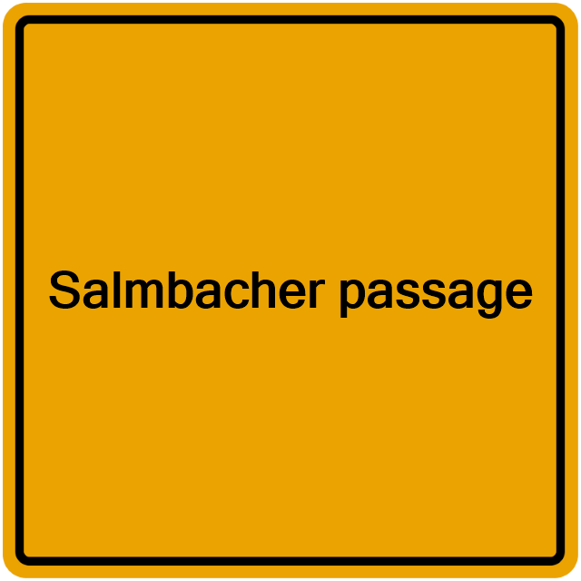 Einwohnermeldeamt24 Salmbacher passage